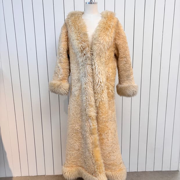 Maison Heritage Long Shearling Coat