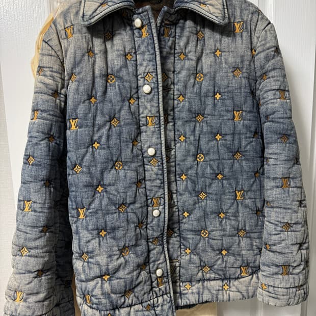 루이비통 데님 퍼렐 자켓