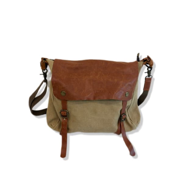 vintage benhertz cowhide canvas bag