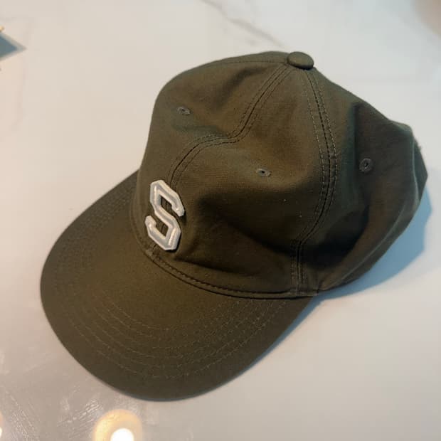 테프스토어즈 올리브색 S로고 라지(L) 캡
