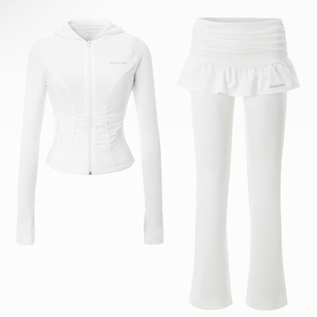 쓰리타임즈 엘핀 집업, 스커트 셋업