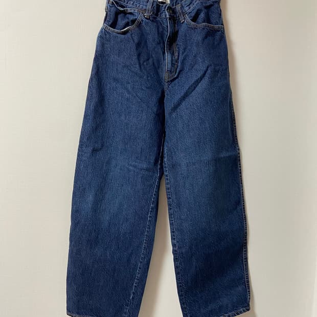 빈티지 유니클로 데님 와이드 팬츠