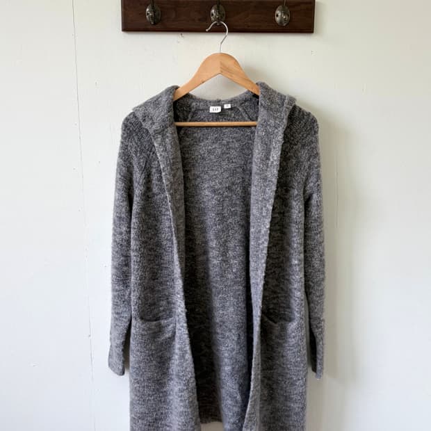 GAP 알파카 후드가디건