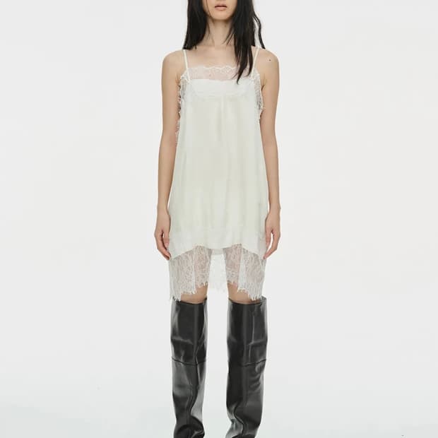 세릭 Lace Slip Dress
