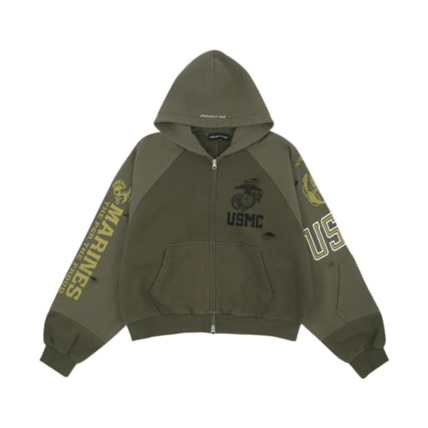 PROJECTGR 리컨스트럭 후드집업 [KHAKI,2]