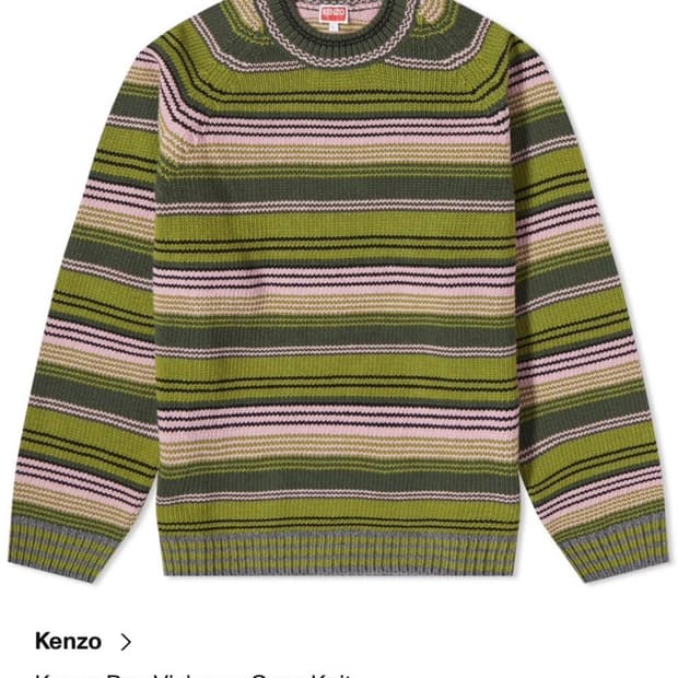 겐조 니트 rue vivienne knit