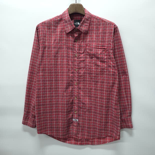 노스페이스 기능성 시어서커급 체크셔츠 ( 남성100 )