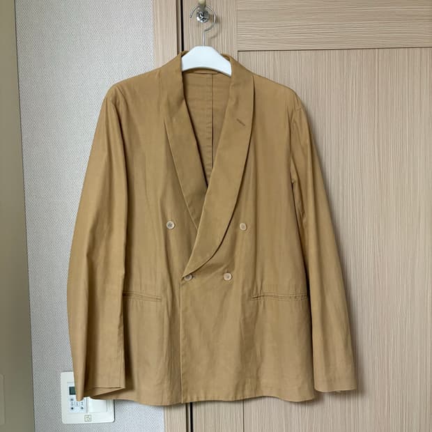 오라리 코튼 숄카라 자켓