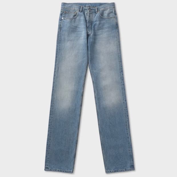 [30] 메종 마르지엘라 슬립 테크닉 레귤러핏 데님 팬츠 블루