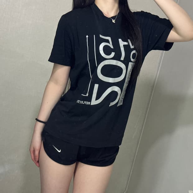 정품 스톤아일랜드 리플렉티브 반팔티 🖤