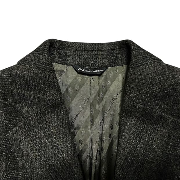 돌체앤가바나 헤링본 울코트 46사이즈