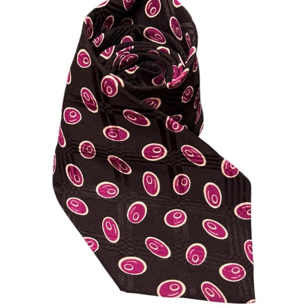 폴로 블랙 도트 넥타이