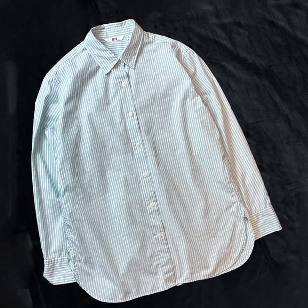 일본빈티지 유니클로 스트라이프 셔츠