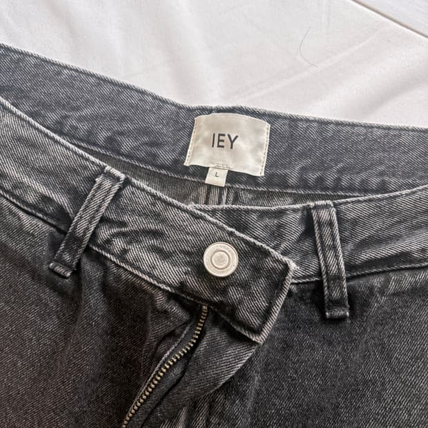 IEI 블랙 데님 L