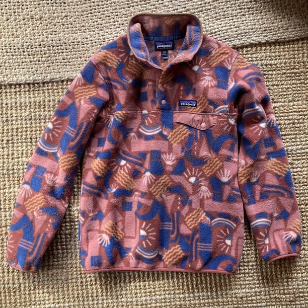 [핑크] Patagonia 파타고니아 라이트웨이트 신칠라 스냅티 풀오버