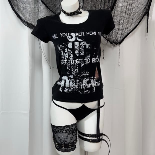 lettering t-shirt