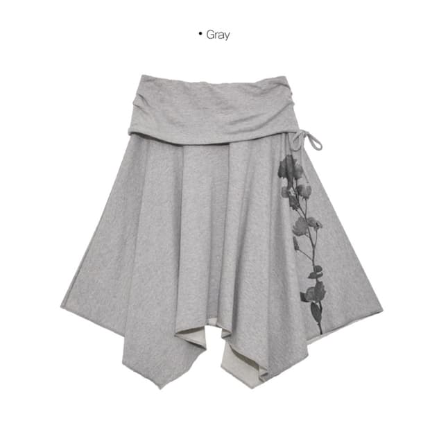 fragfarm 프래그팜 로즈 언발란스 스커트