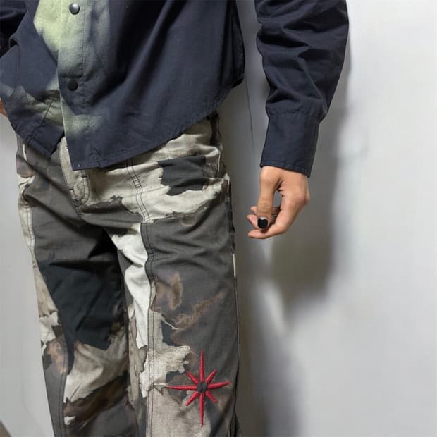 Kusikohc Burn Printed Pants