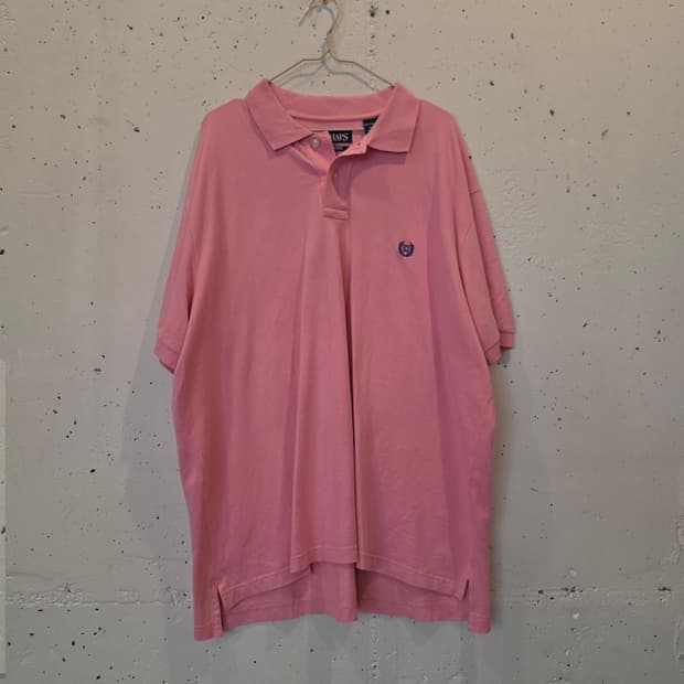 CHAPS 챕스 핑크 pk 반팔 카라티 2XL