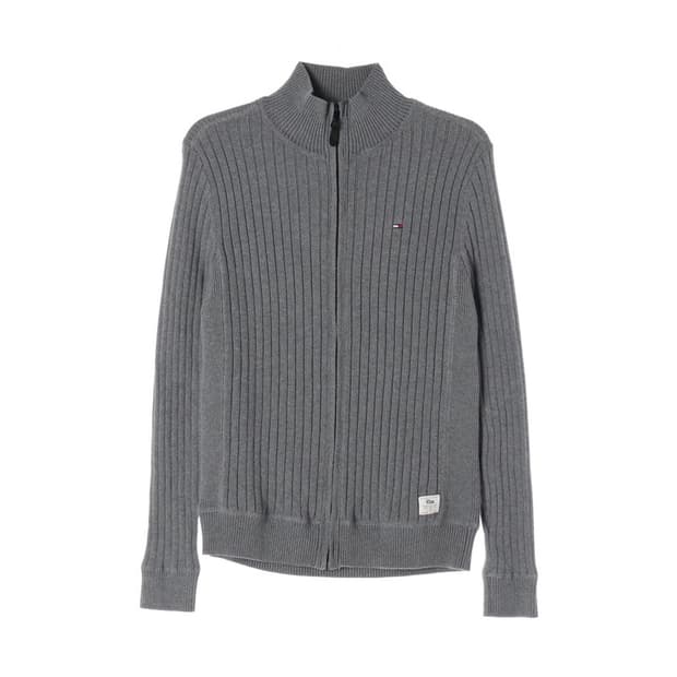 타미힐피거 니트 집업 자켓 M