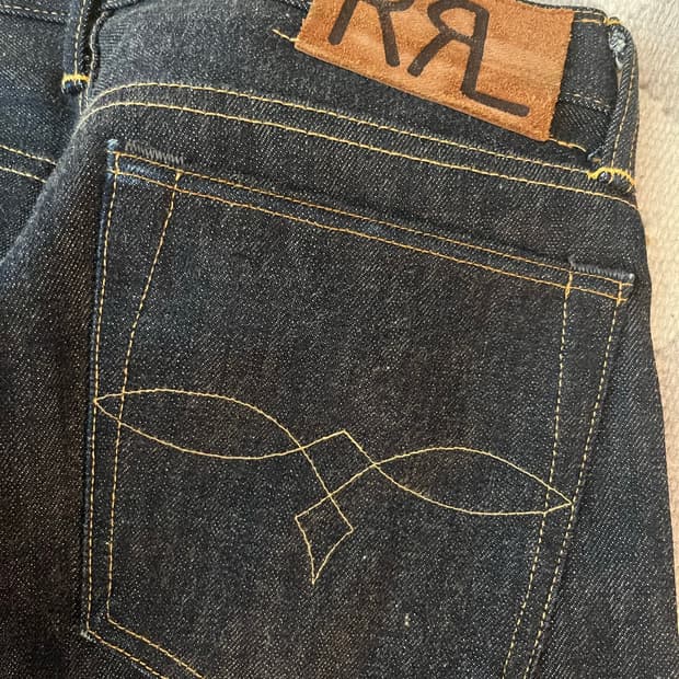 RRL 원워시 슬림스트레이트 30/30