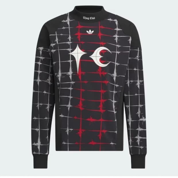 [아디다스 X 떠그클럽]골리 티셔츠 블랙 2XL 미개봉