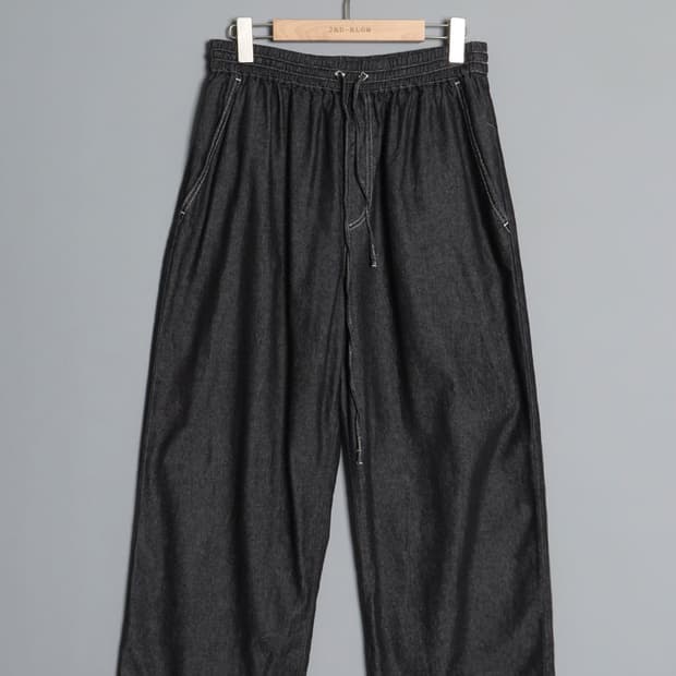 studio CLIP Wide Denim Easy Pant (28~29)