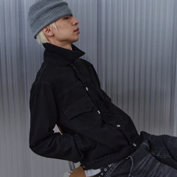 9999아카이브 Oblique Denim Trucker Jacket 2