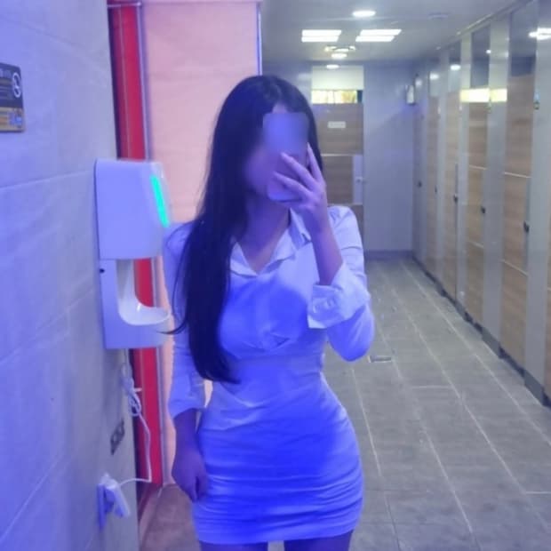 흰 셔츠 원피스