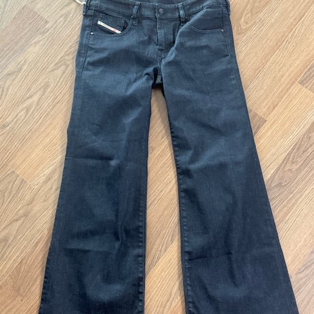 2000s 디젤 와이드 플레어 부츠컷 데님팬츠