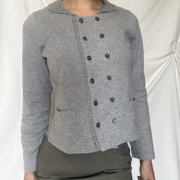 MAMAIKUKO DE PARIS 더블버튼 가디건