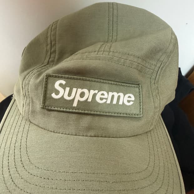 슈프림 캠프캡 Olive - 23FW