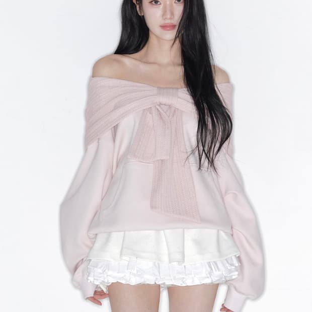 더티스 리본 후드 핑크 (2/11 순차배송 주문건)