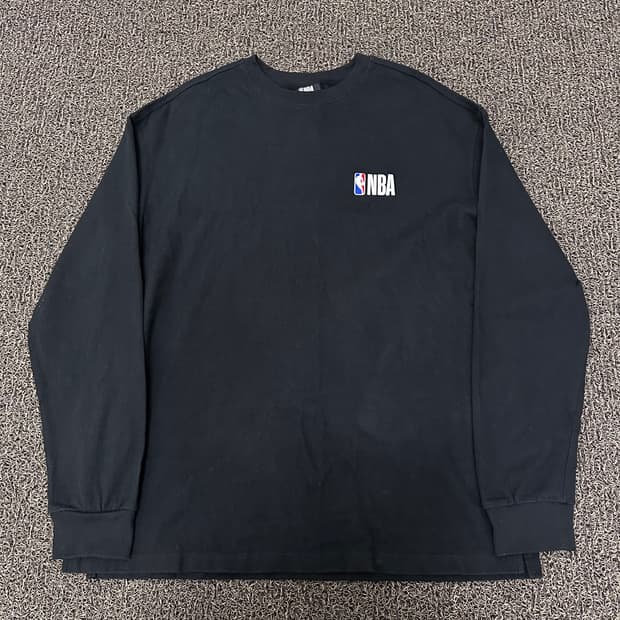 NBA 엔비에이 긴팔티셔츠 블랙 XL