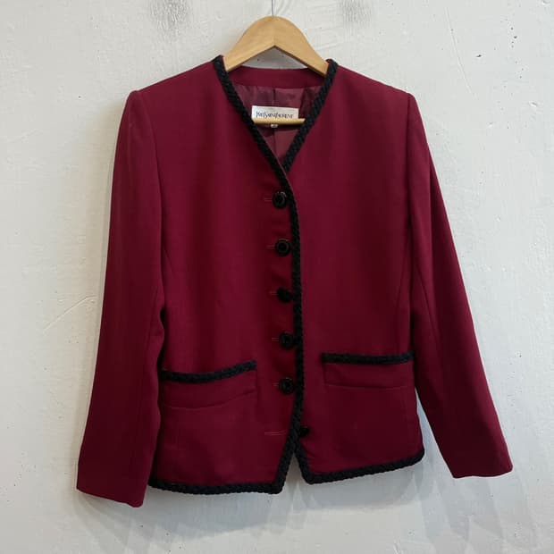 입생로랑 퓨어울 자켓