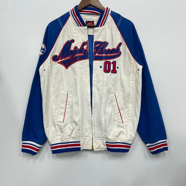 올드스쿨 야구 스타디움 자켓