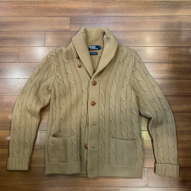 폴로랄프로렌 숄카라 가디건 L