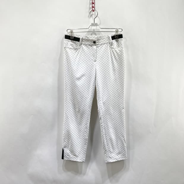 먼싱웨어 여성 골프팬츠 화이트그레이 27