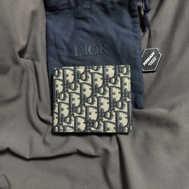 디올 오블리크 반지갑