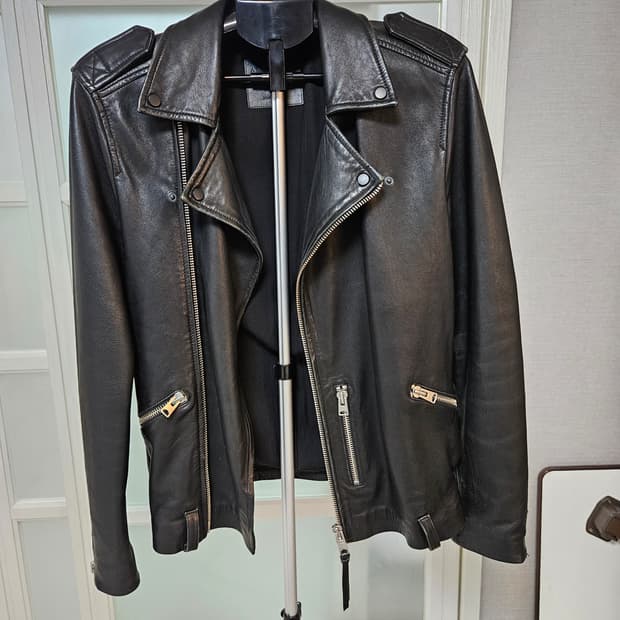 올세인츠 카하와 더블 라이더 자켓, 블랙, S