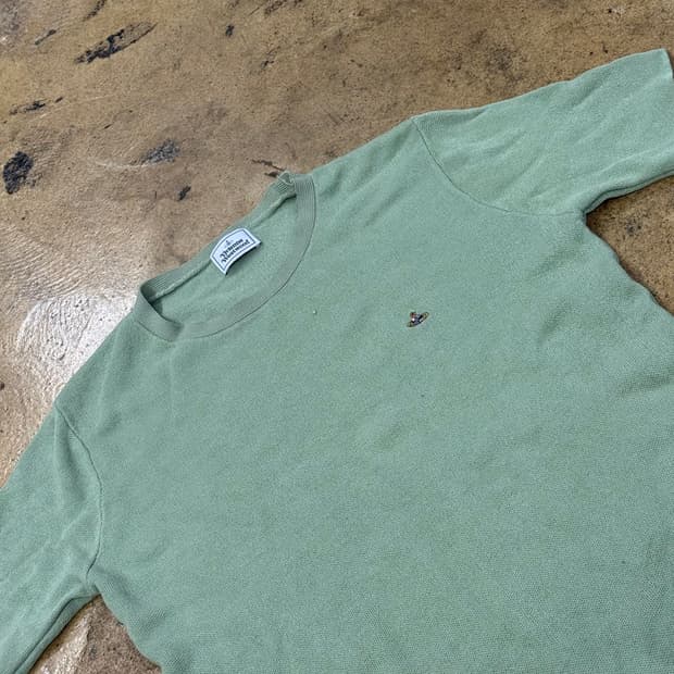 비비안웨스트우드 민트 그린 반팔 원피스 