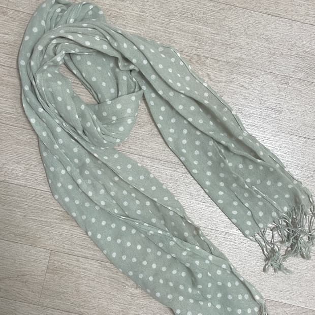 민트 도트 일본빈티지 머플러