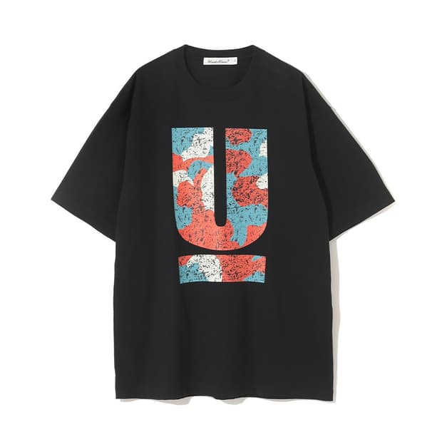 언더커버 U 로고 티셔츠 블랙