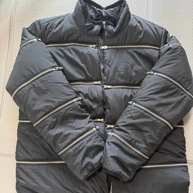 (XL) (오늘급처) hood by air 14fw 멀티 집 푸퍼 자켓