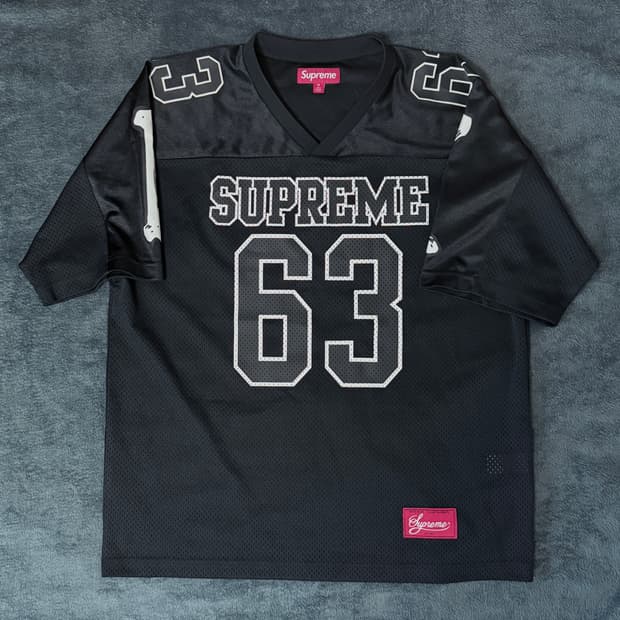 25FW Supreme mesh jersey 슈프림 본즈 메쉬 저지