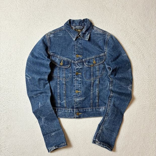 Lee 리 90's 버튼 에이징 데님 트러커 자켓 PN7748
