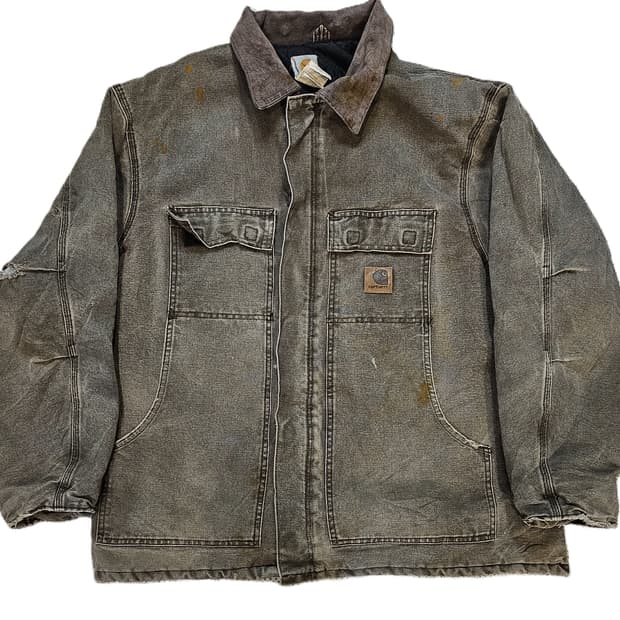 Carhartt 버팔로 코튼 덕 워크 자켓  Made in USA