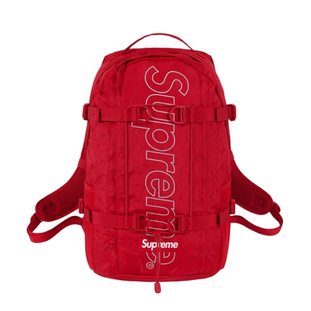 슈프림 백팩 레드