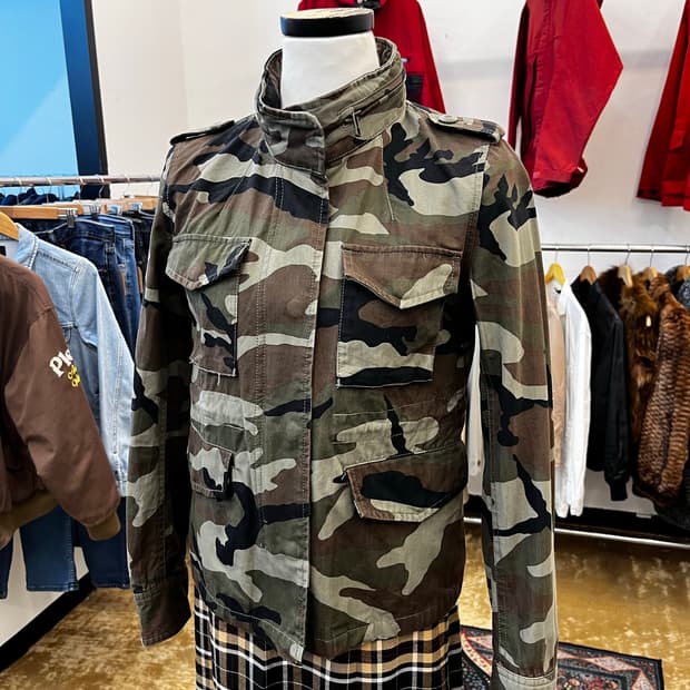 Apart By Lowrys 카모플라주 M-65 필드 자켓