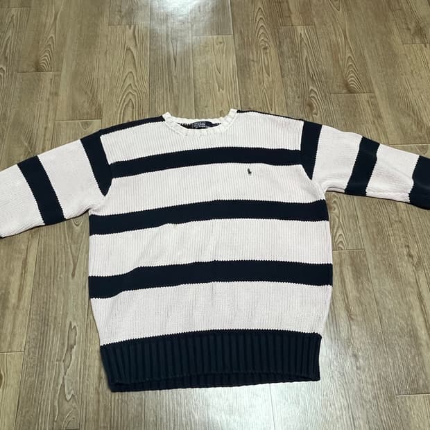 폴로랄프로렌 (핑크/네이비) 스트라이프 니트